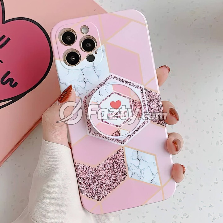 Protector Tipo Mármol para iPhone - Fazty.com 