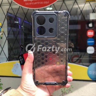 Estuche Protector Acrílico Transparente Tipo Panal para Xiaomi