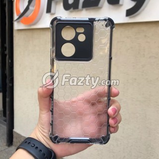 Estuche Protector Acrílico Transparente Tipo Panal para Xiaomi