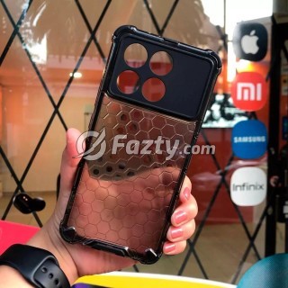 Estuche Protector Acrílico Transparente Tipo Panal para Xiaomi