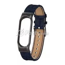 Correa de Tipo Cuero para Mi Band 3 / Mi Band 4 - Fazty.com