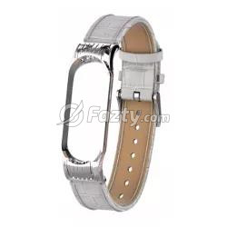 Correa de Tipo Cuero para Mi Band 3 / Mi Band 4 - Fazty.com