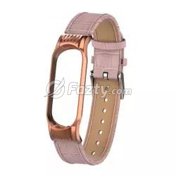Correa de Tipo Cuero para Mi Band 3 / Mi Band 4 - Fazty.com
