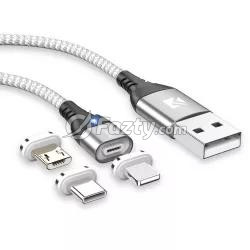 Cable USB Magnético de Carga Rápida y Transmisión de Datos