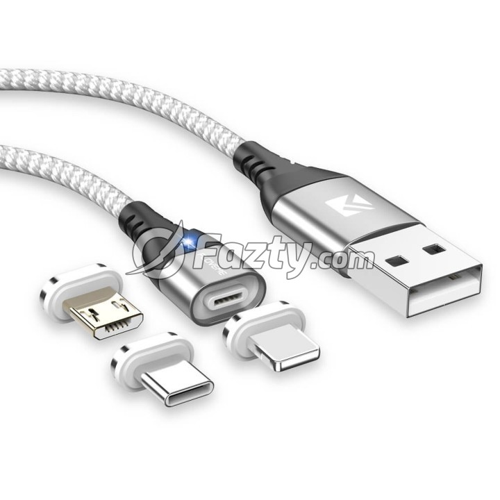 Cable USB Magnético de Carga Rápida y Transmisión de Datos - Fazty.com 
