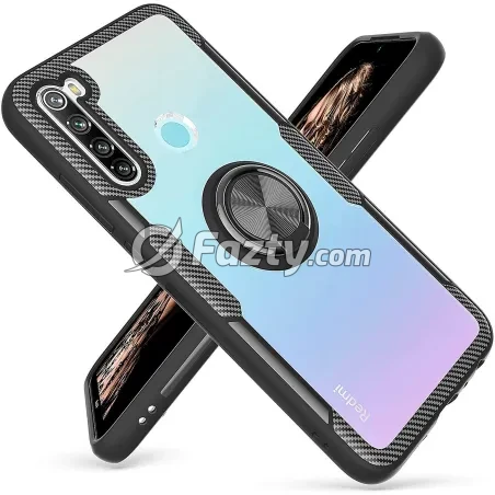 Estuche Protector Transparente con Anillo para Xiaomi