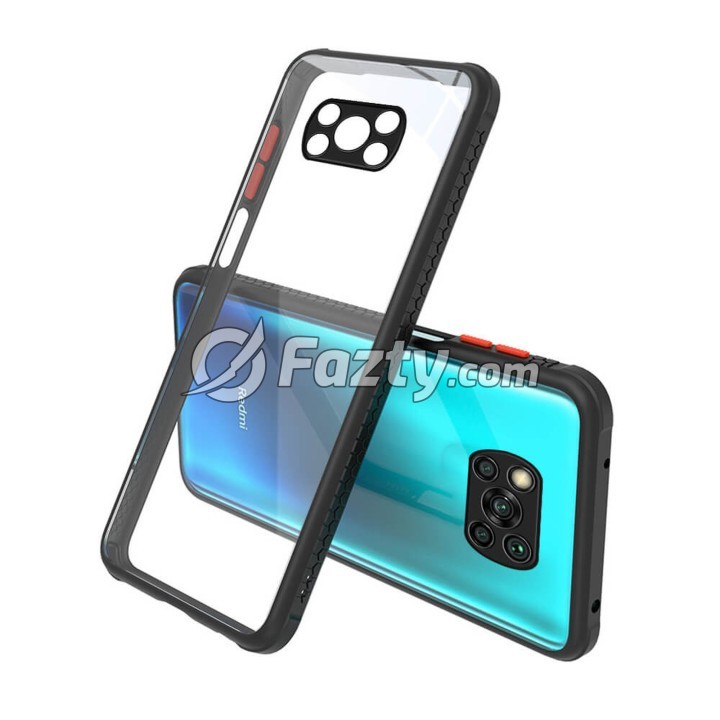 Estuche Protector Transparente con Cubierta de Cámara para Xiaomi