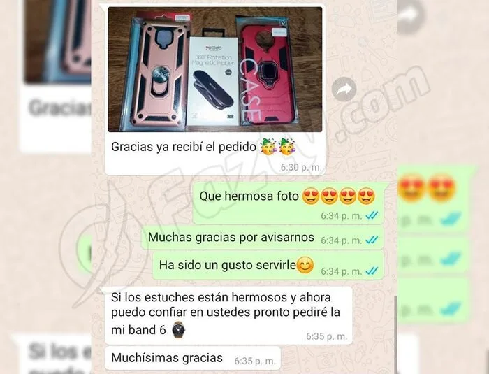 Cliente satisfecho de Fazty 07